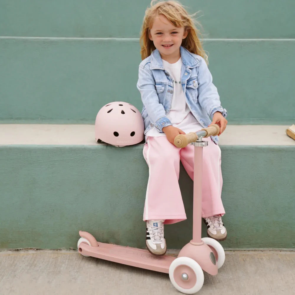 Banwood Kids Eco Scooter - In hoogte verstelbaar - Dusty Rose