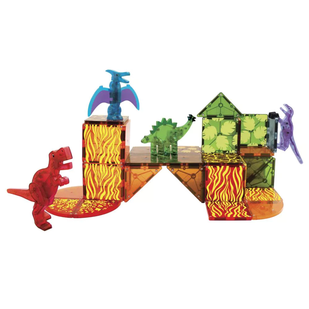 Magna-Tiles Dino World 40 pièces - Convient à partir de 3 ans - Multi