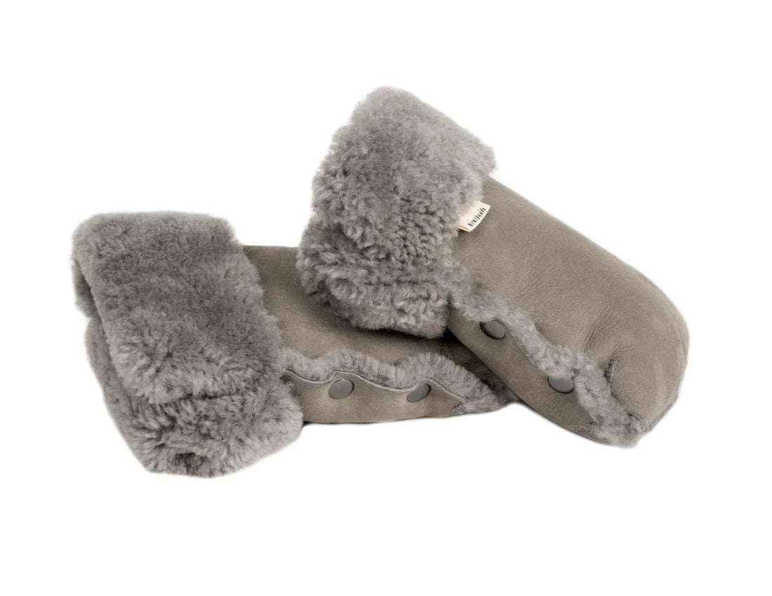Binibamba Buggy Mittens/gloves Elephant - Dark Grey