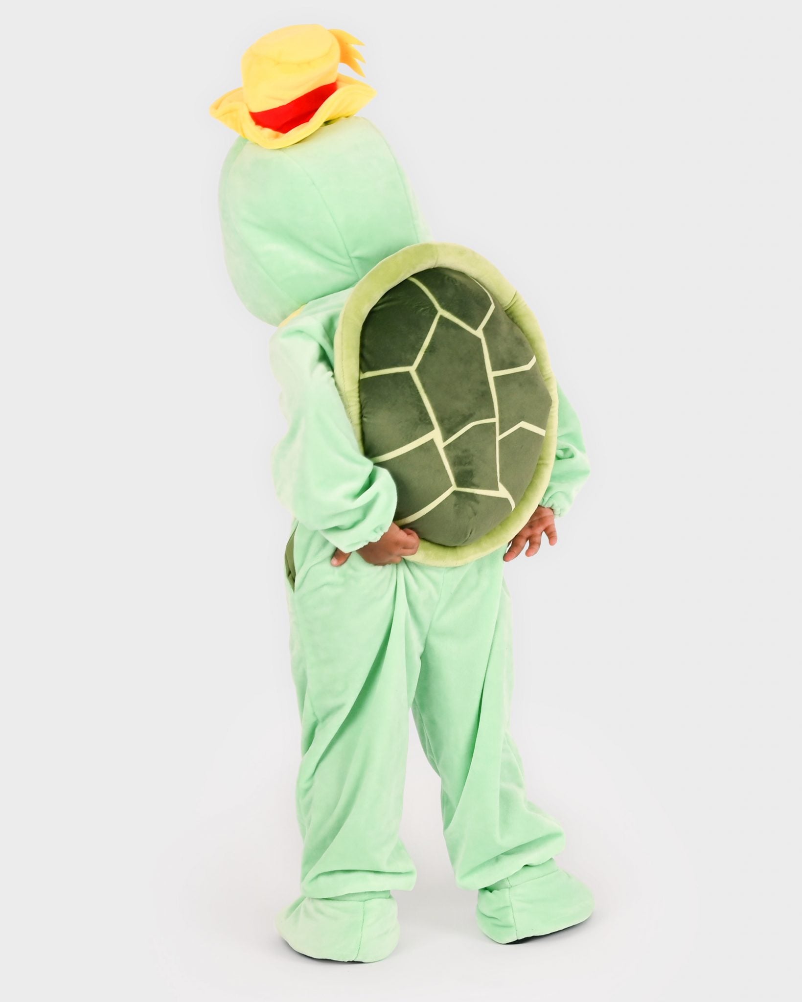 Den Goda Fen Vêtements de déguisement Belle - Robe avec gants - 110-116cm - 4-6 ans - Jaune