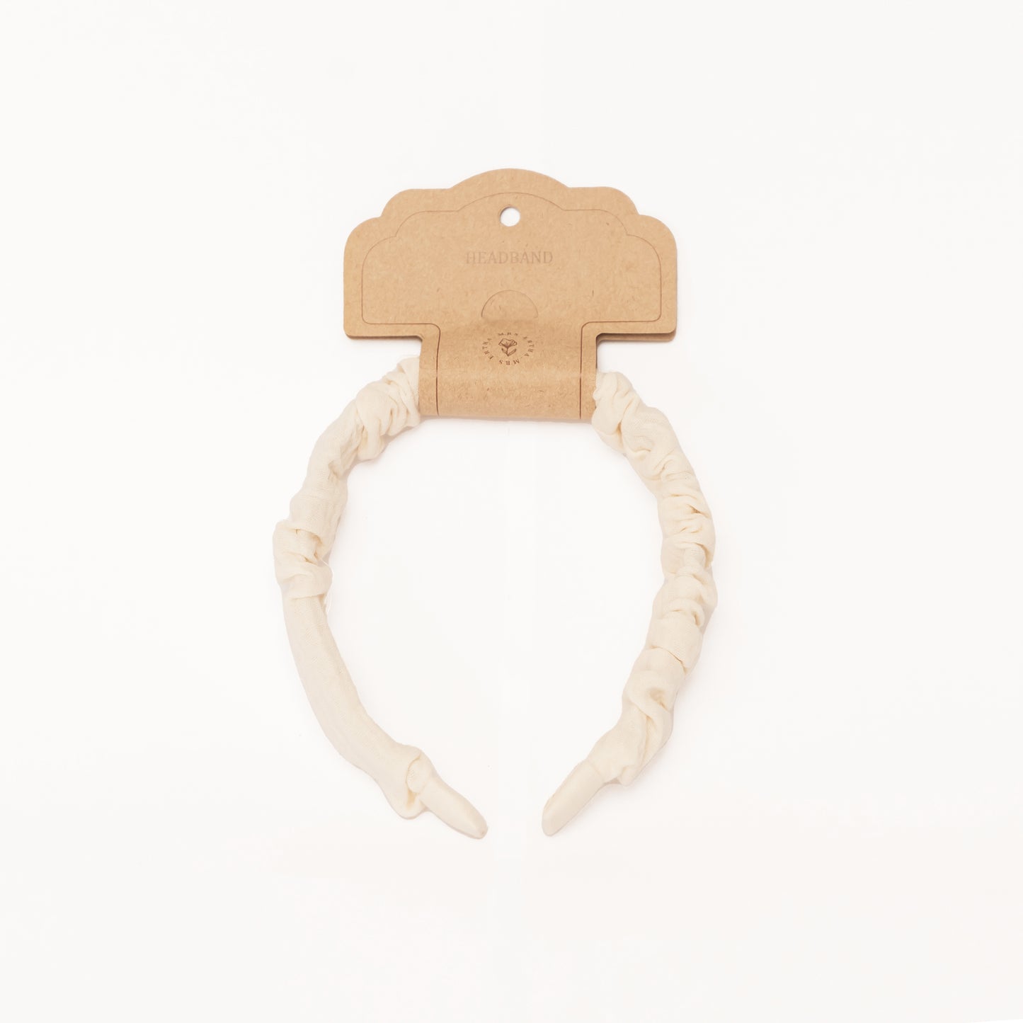 BEAU by Bo Mrs Ertha Haaraccessoires - Haarband + Scrunchie - Vanilla