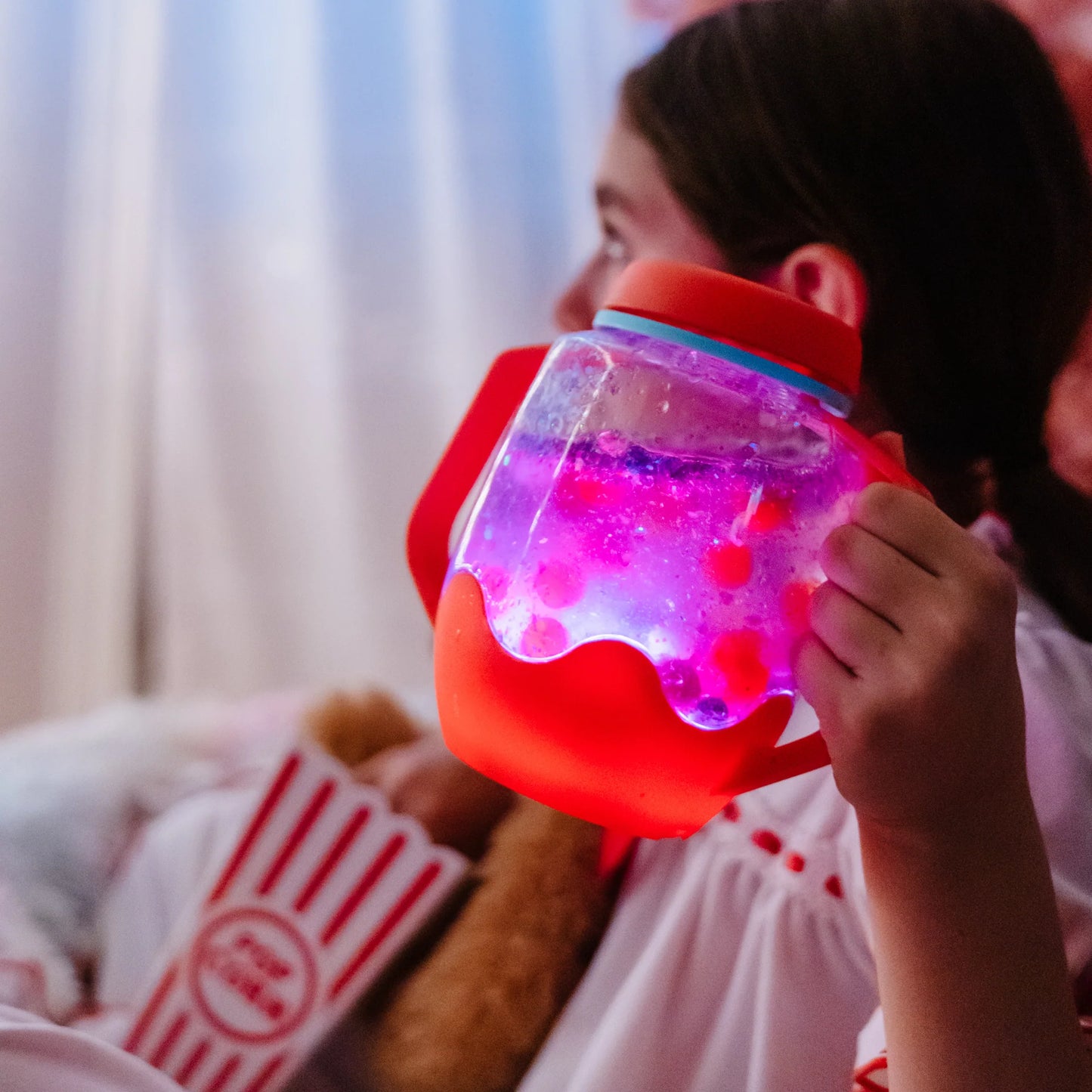 Glo Pals Sensory Play Cup - Coral