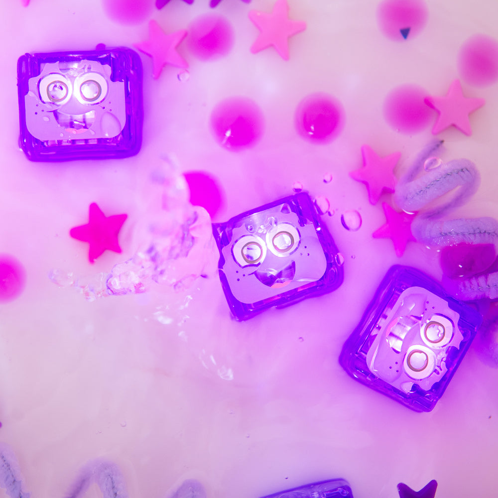 Cubes lumineux Glo Pals Lumi - 4 semaines de lumière - Violet