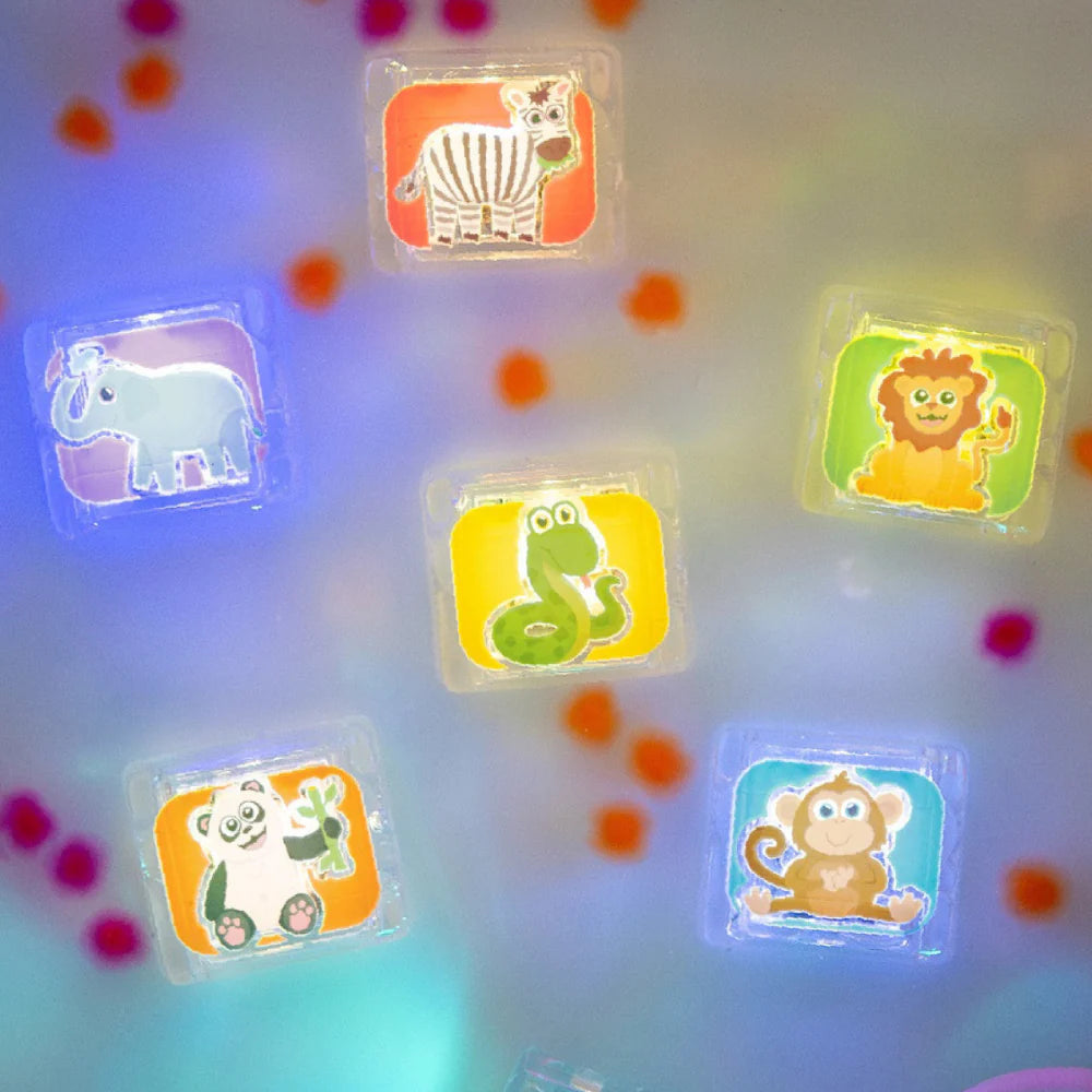 Glo Pals Zoo Light up cubes - 4 weken licht - Multi