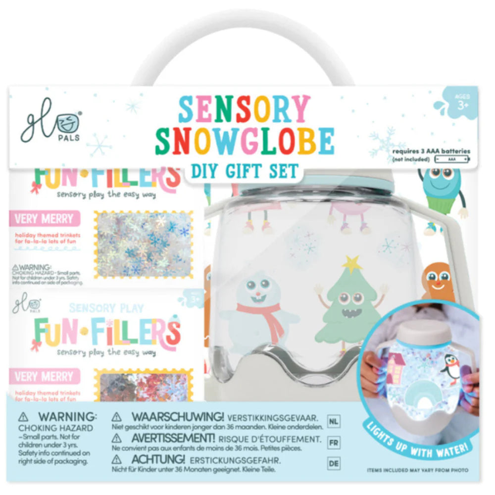 Glo Pals DIY Sensory Play Jar Set Winter - Wit