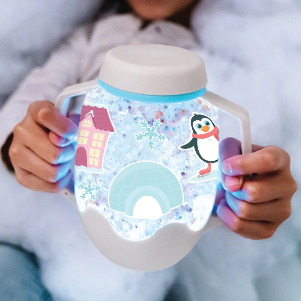 Glo Pals DIY Sensory Play Jar Set Winter - Wit