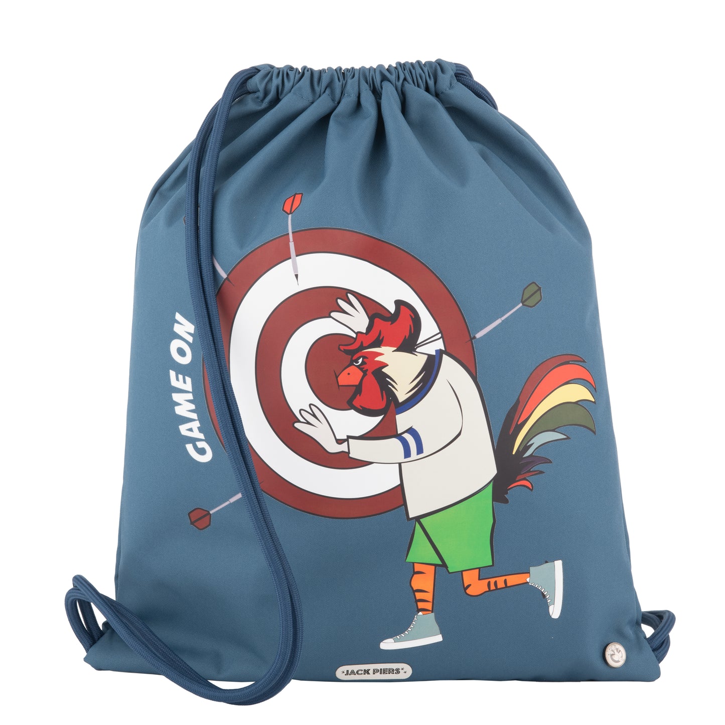 Jack Piers Zwemtas/Turnzak/Gym Bag Darts - 44x1x36cm - Blauw