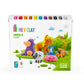 Hey Clay Animals 15 pots - Argile sèche - Via application - Dès 3 ans - Multi