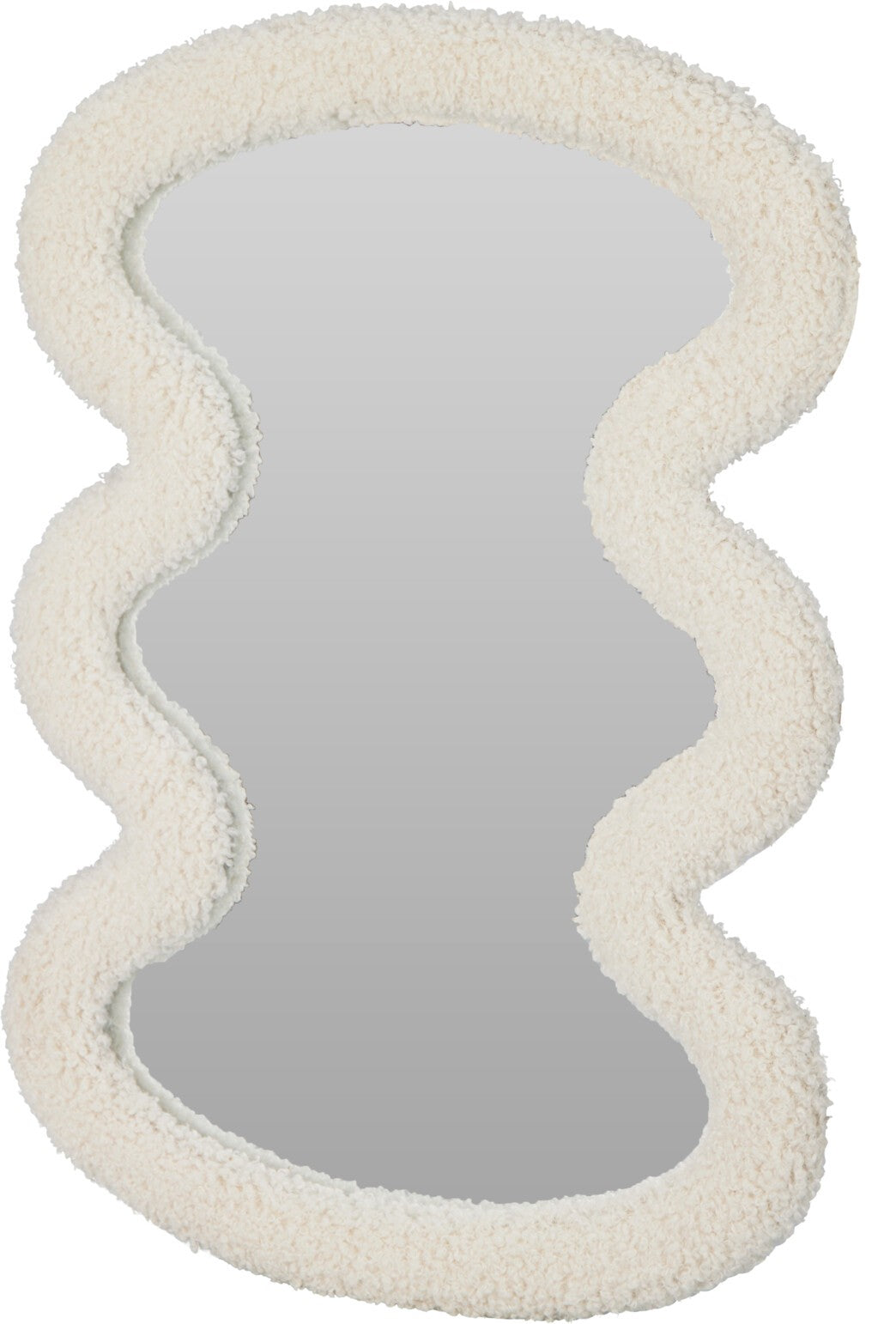 Home & Styling Golvende Spiegel - 30x2x40cm - Wit