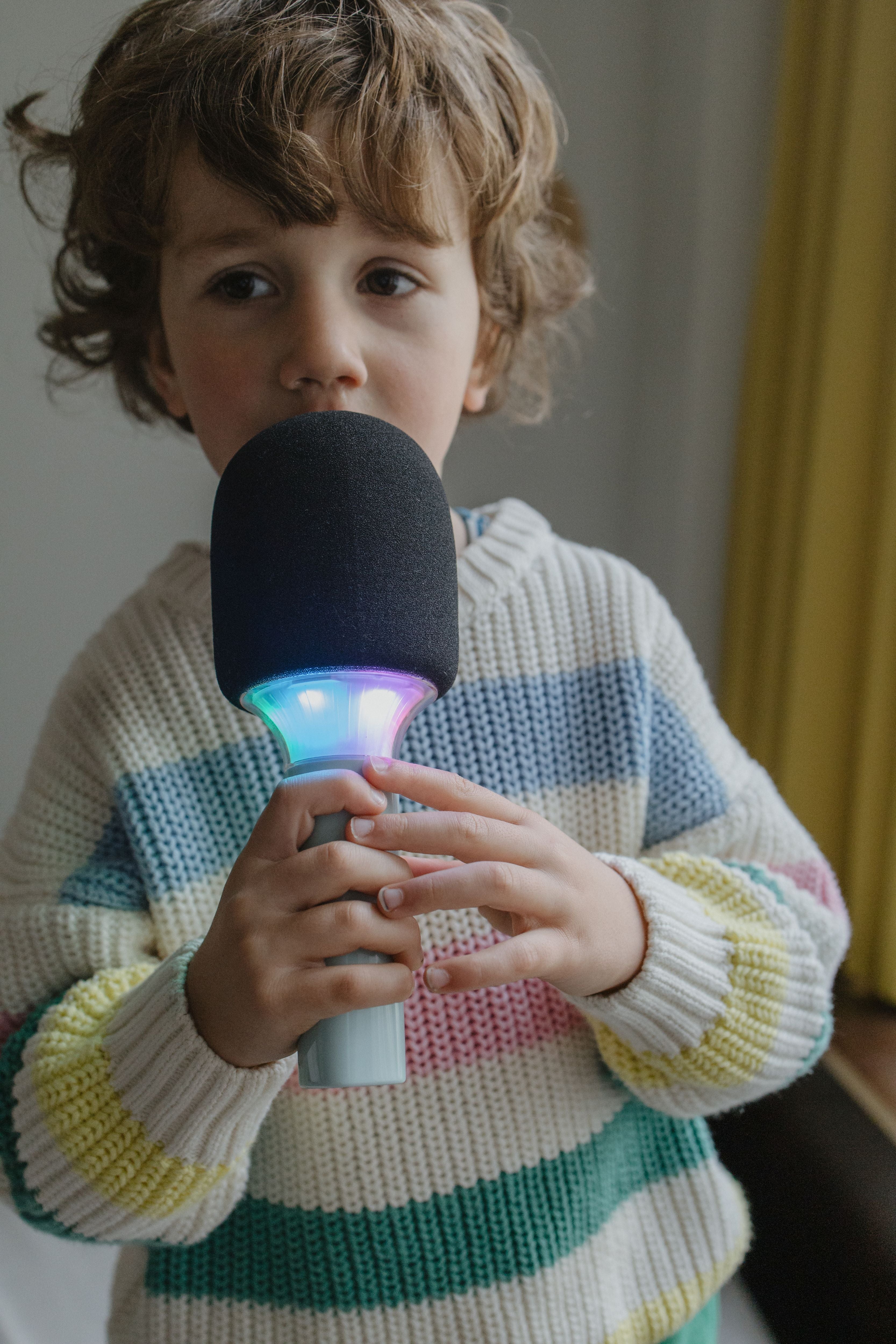 Kidywolf Karaoke microfoon - Vervormer, luidspreker en meer - Groen