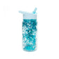 Petit Monkey Snackdozen + Drinkfles Woodland/Glitter Back to School set - Stone Blue/Dusty Aqua