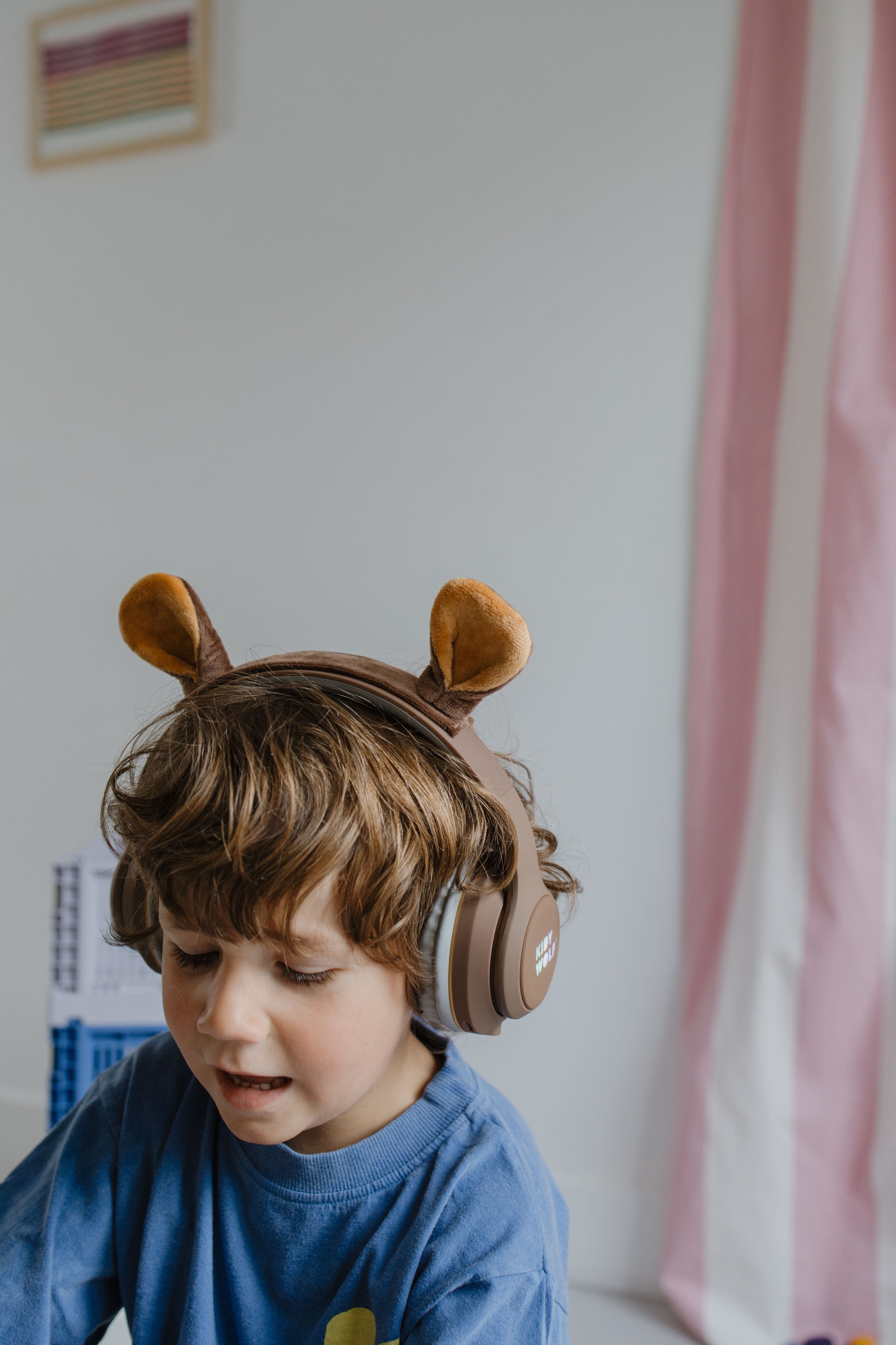 Kidywolf KidyEars Hoofdtelefoon Bear - Bruin