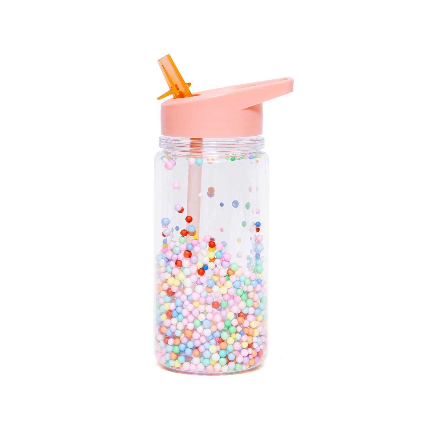 Petit Monkey Drinkfles Macaron Pops - Soft Coral