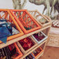 Renee Rattan Storage Furniture Natural / Orange / Blue / Green (Pré-commande)