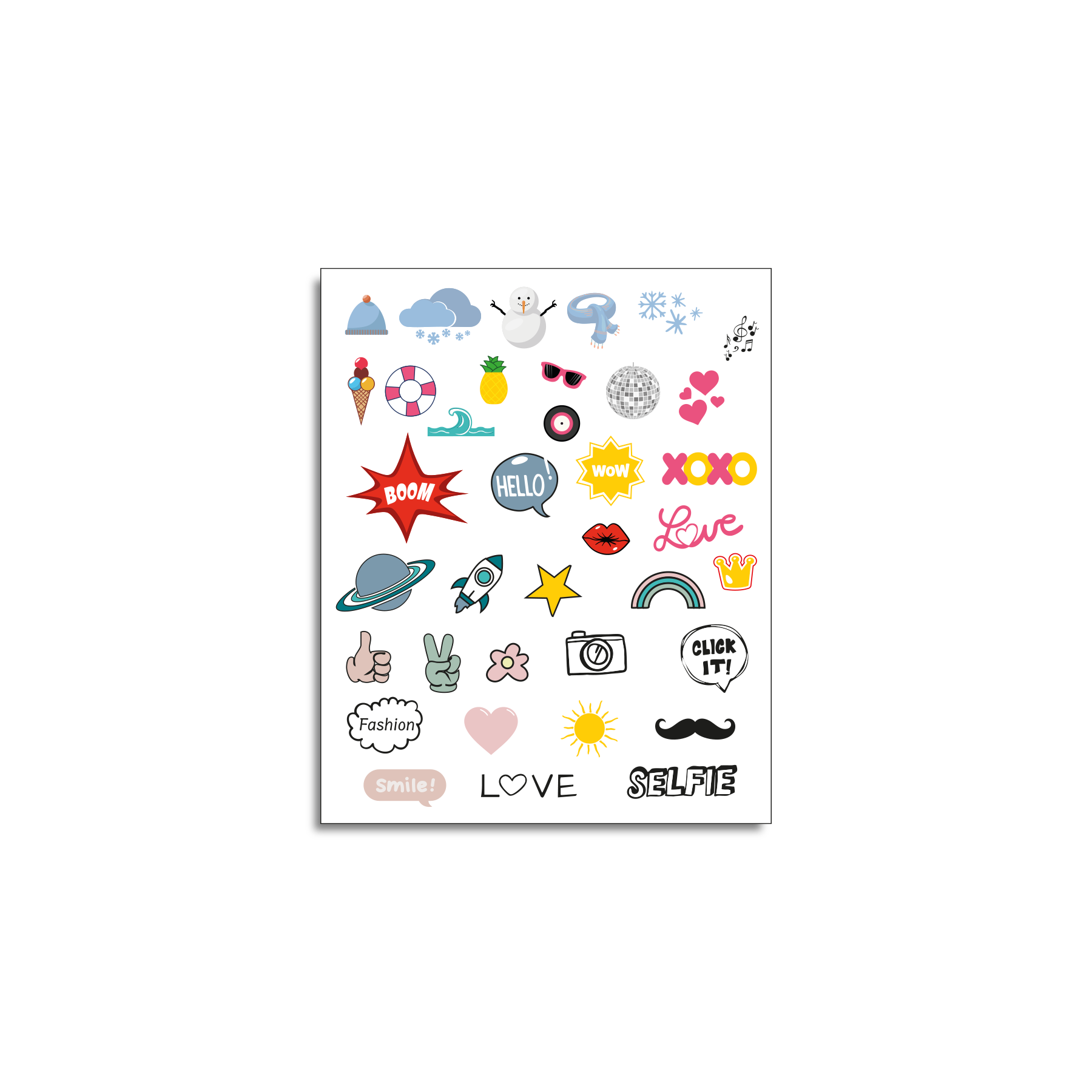 Appareil photo Kidywolf avec imprimante thermique - Rose