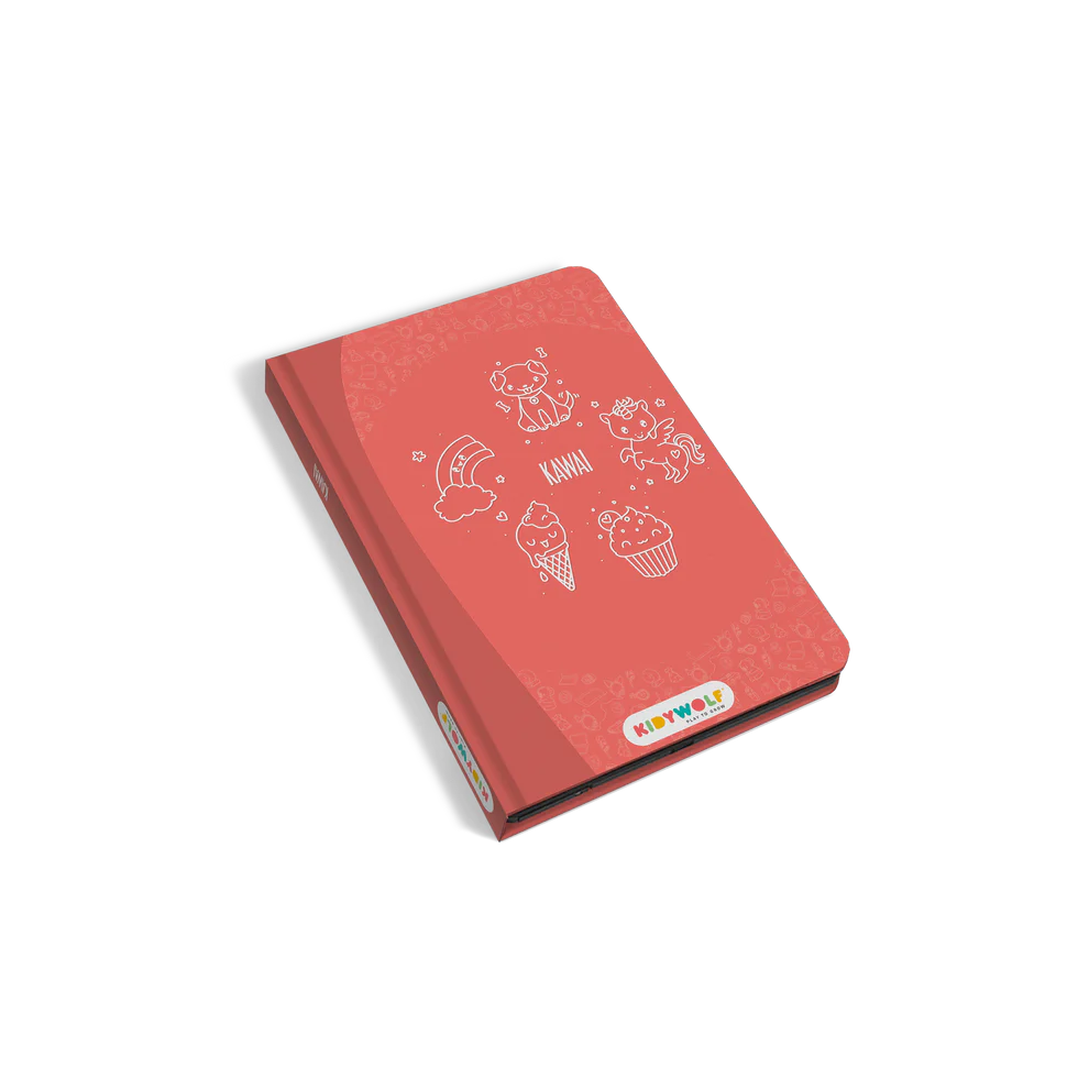 Kidywolf Kidydraw Mini Tekenboek met LCD-scherm - Kawaii - Roze