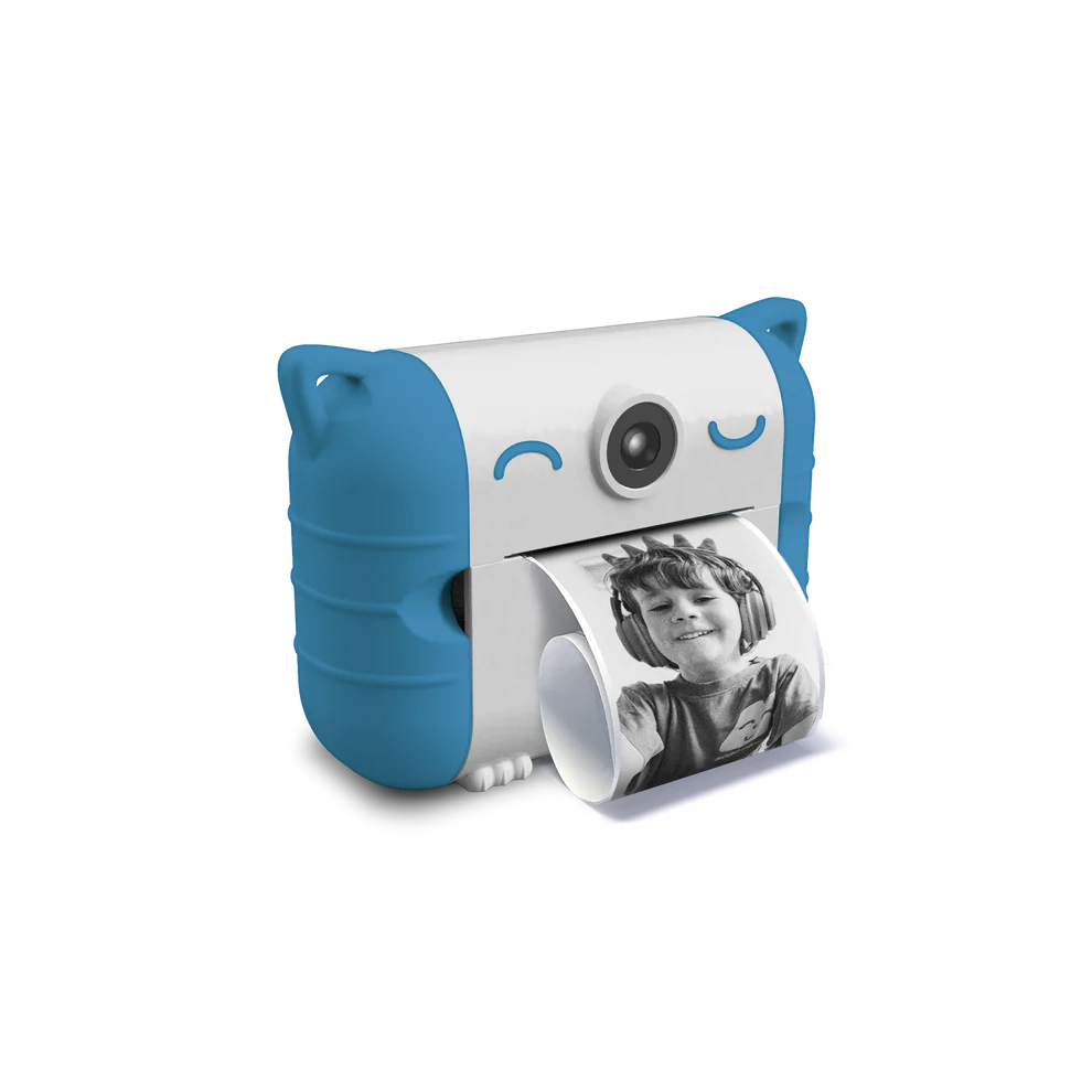 Kidywolf Camera met thermische printer - Roze Blauw