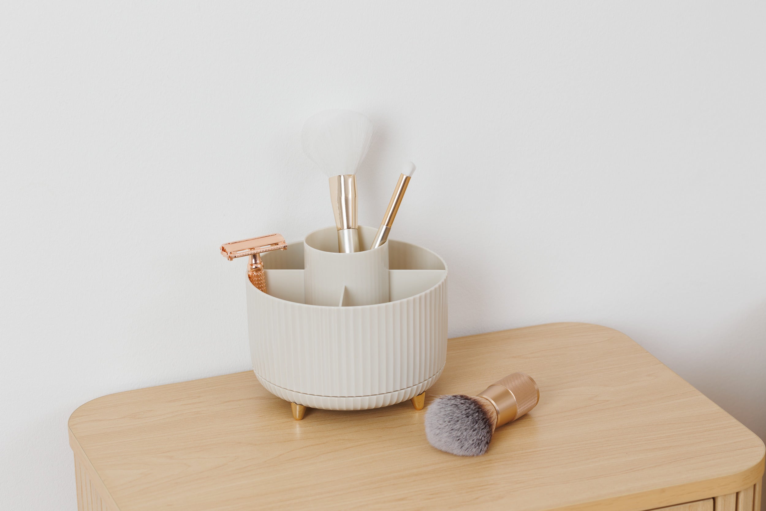 5Five Storage baskets bamboo - Set of 3 - rectangular