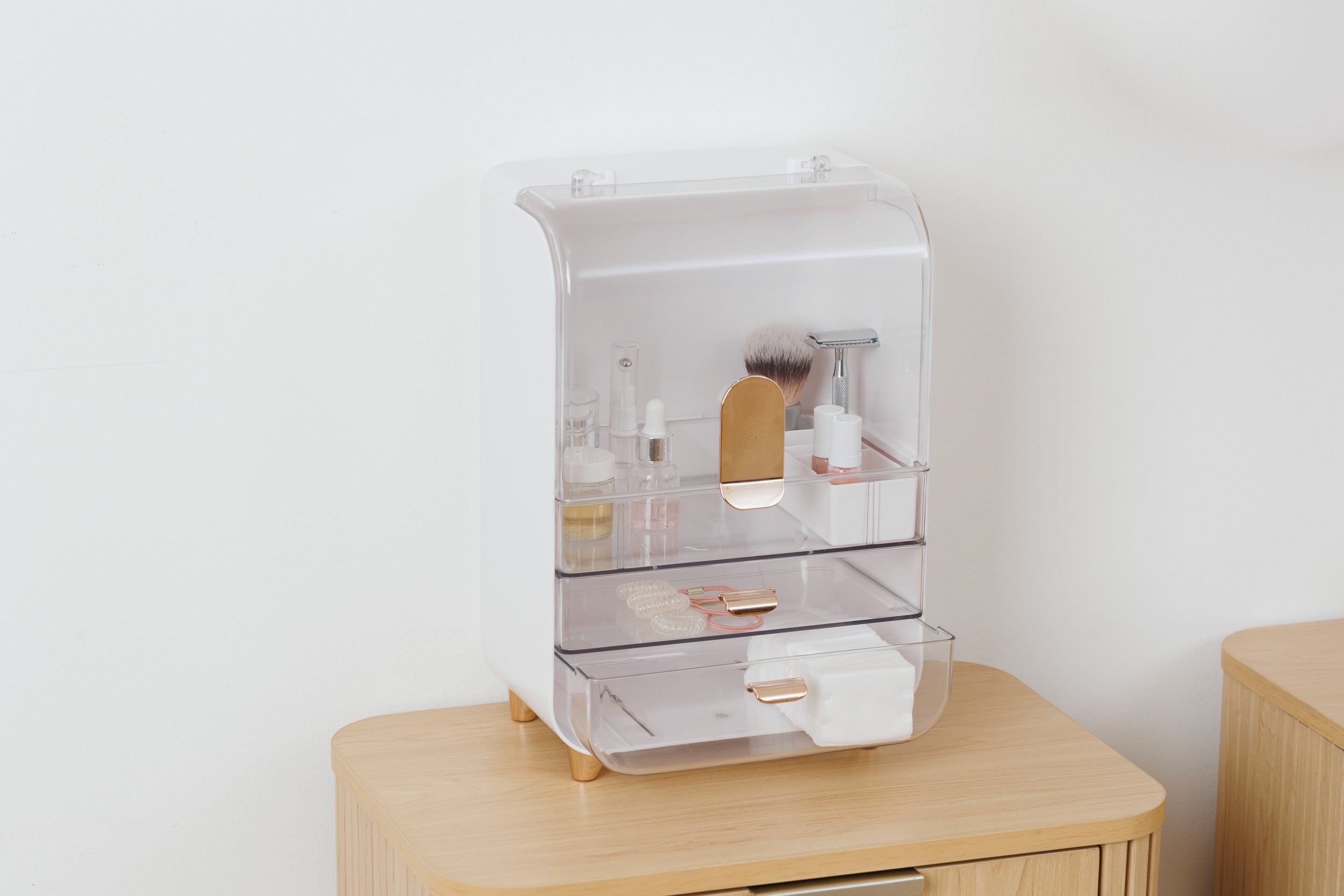 5Five Storage baskets bamboo - Set of 3 - rectangular