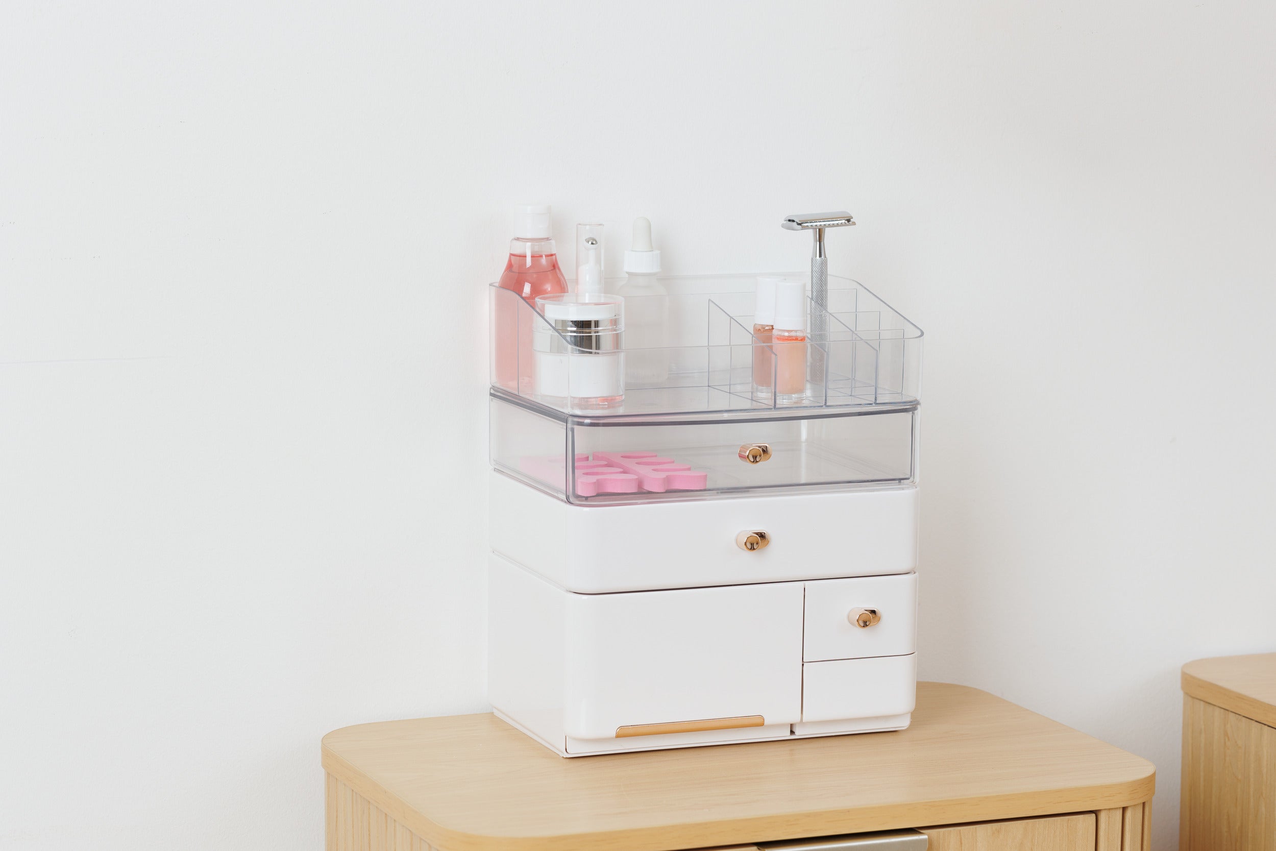 5Five Storage baskets bamboo - Set of 3 - rectangular