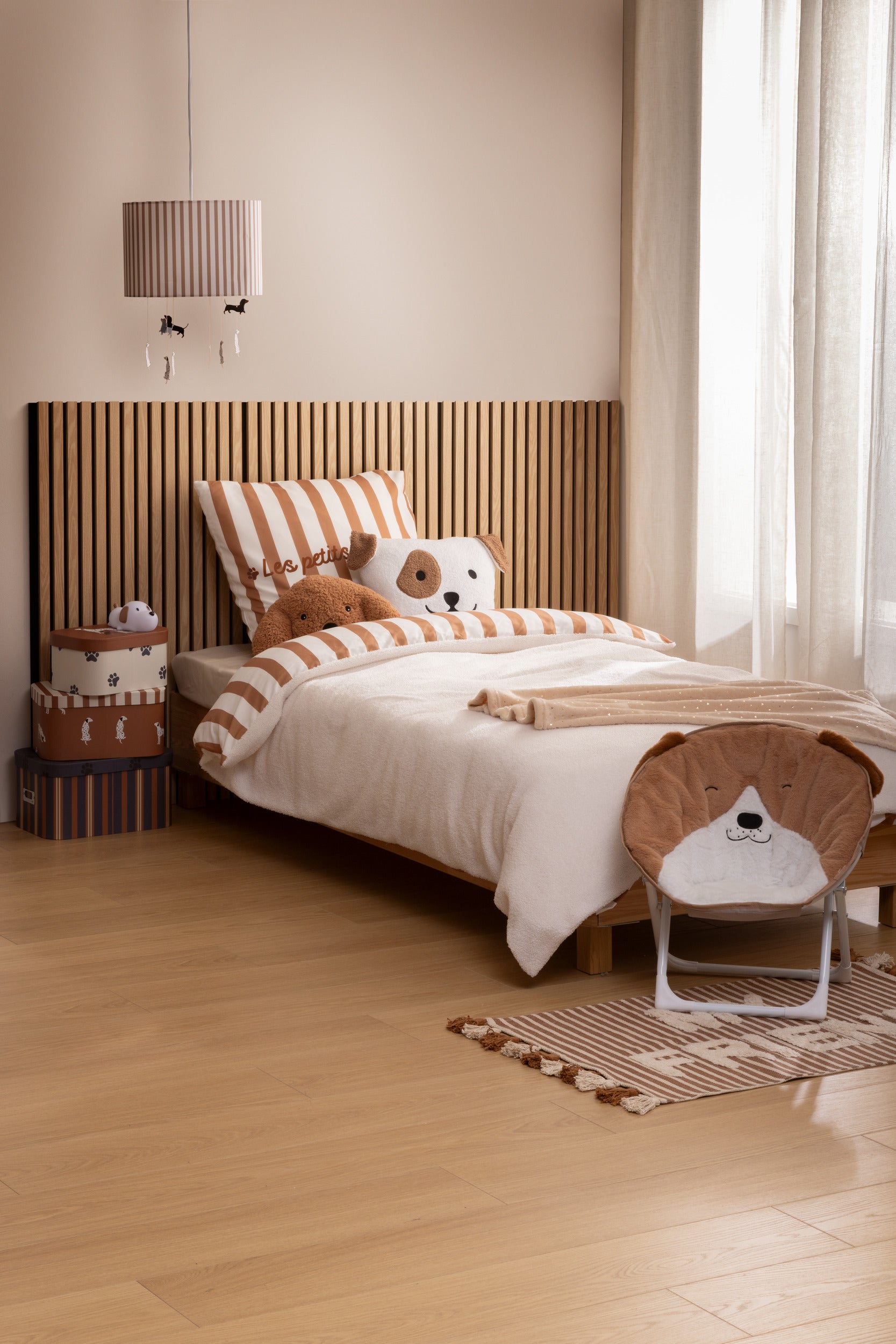 Atmosphera Kids Parure de couette et 1 taie d'oreiller 140x200cm/65x65cm - Sirène