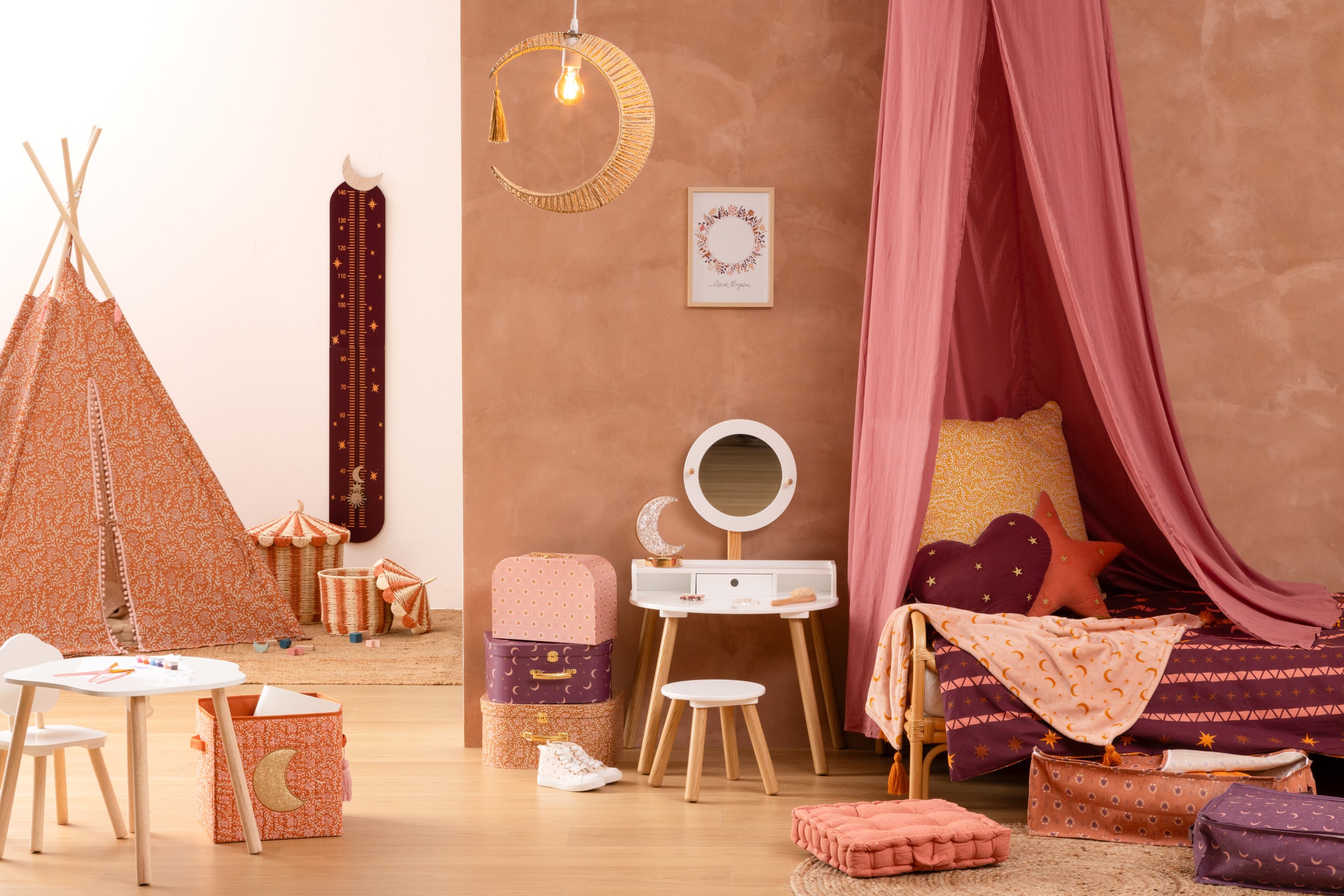 Atmosphera Kids Duvet cover set with 1 pillowcase 140x200cm/65x65cm Mint