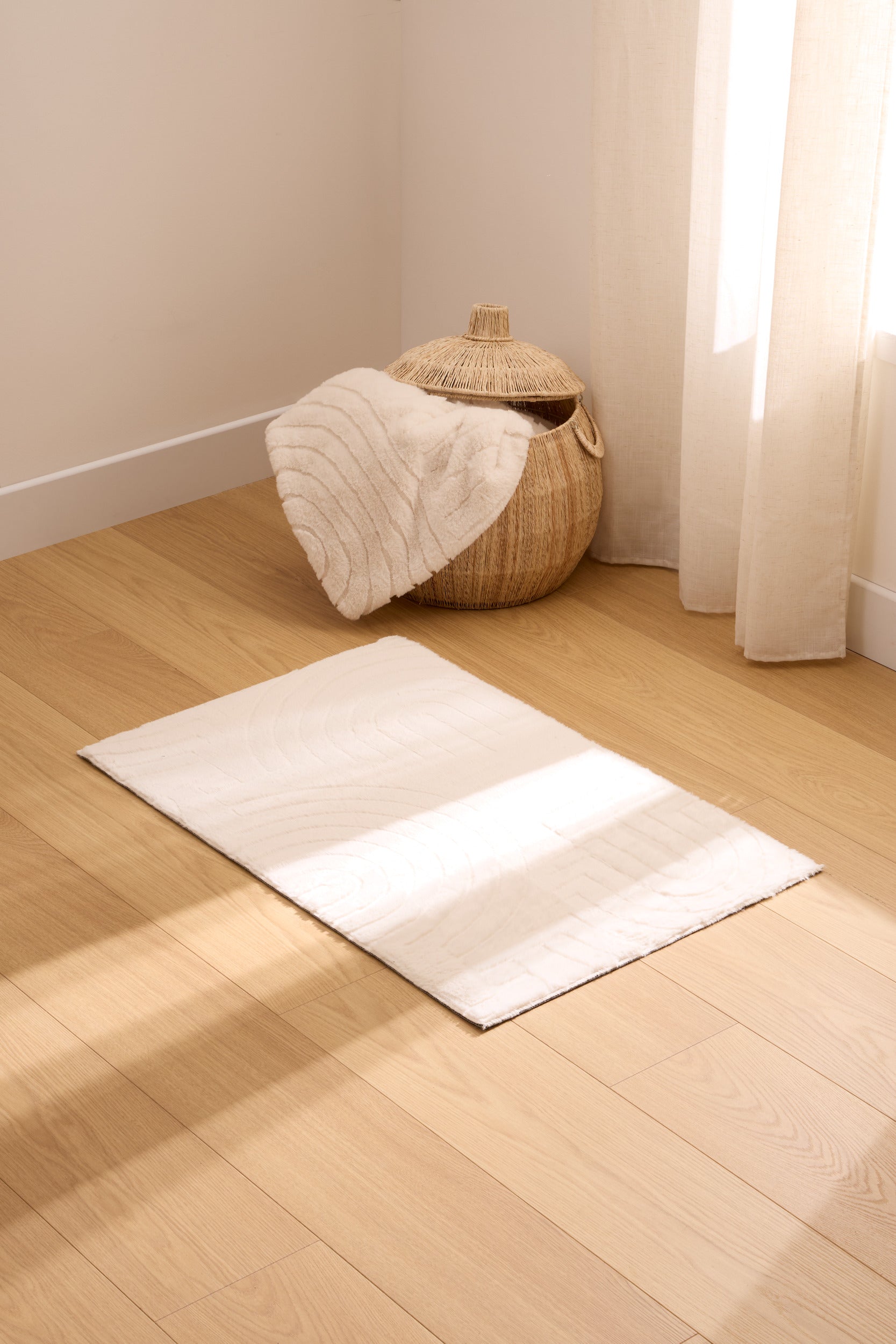 Atmosphera Vloerkleed Arka - 60x90cm - Ivoor