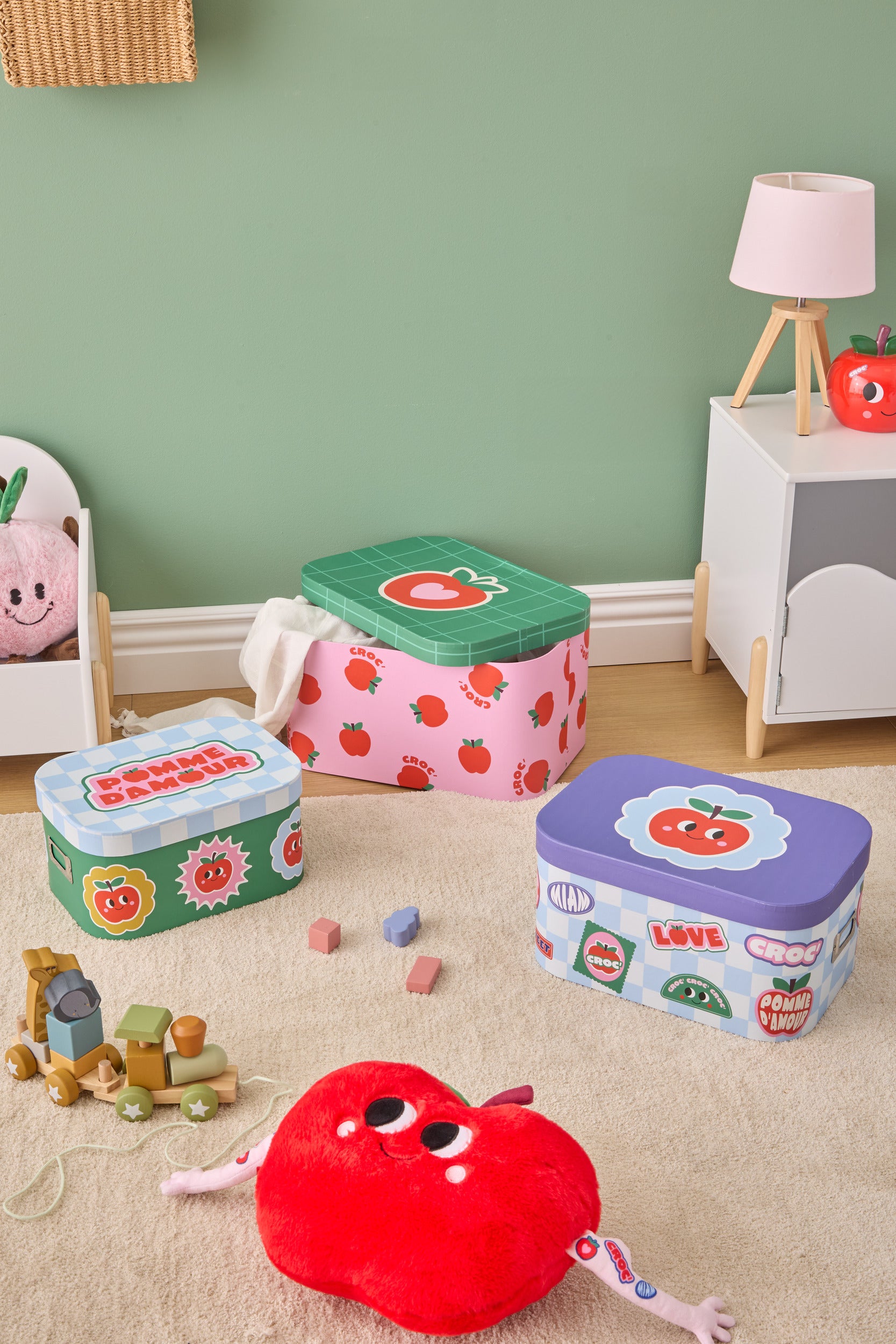 Atmosphera Kids Opbergdozen Chachapop - Set van 3 stuks - Multi