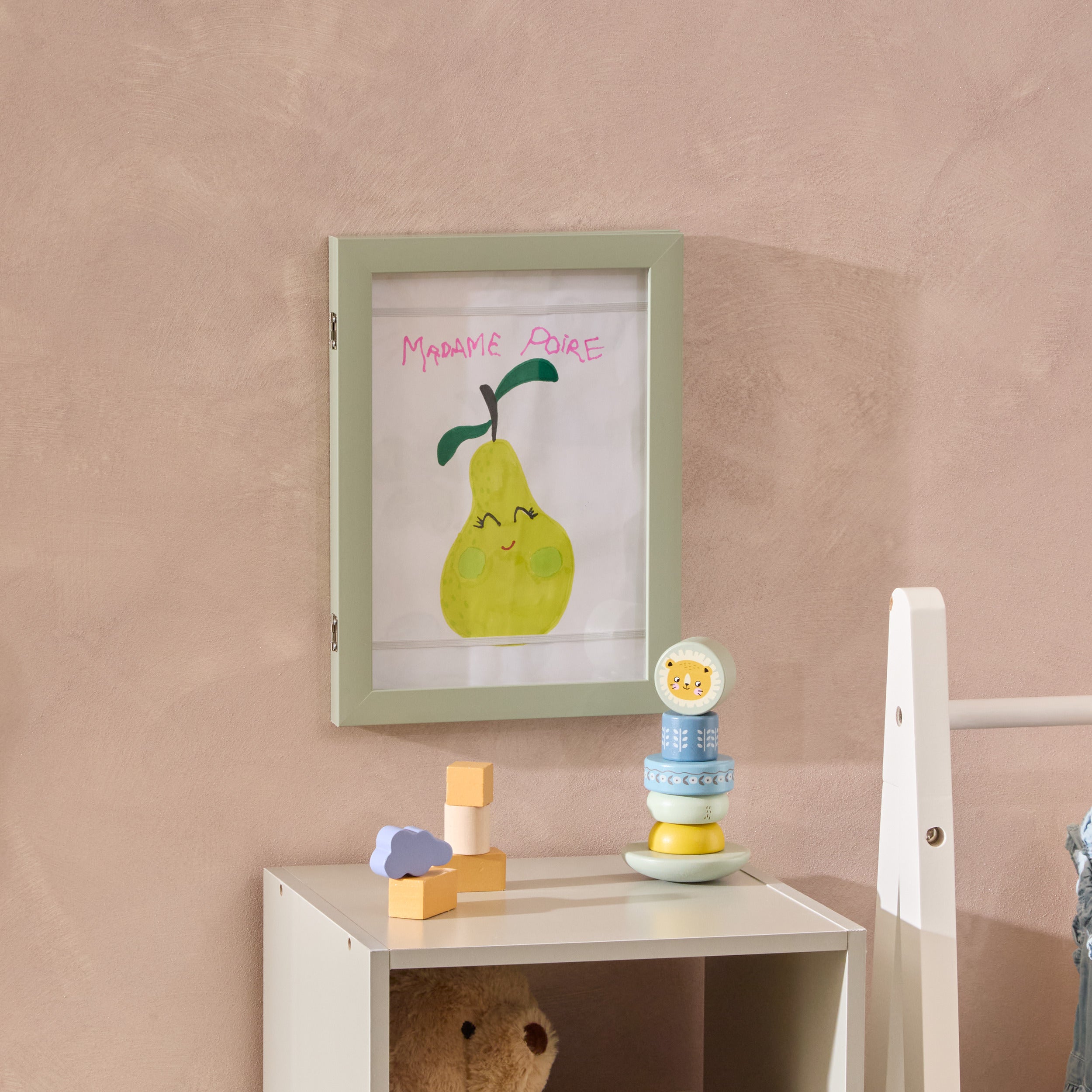 Atmosphera Dessy Tekenlijst/Fotokader A4 - 24x3x33cm - Groen