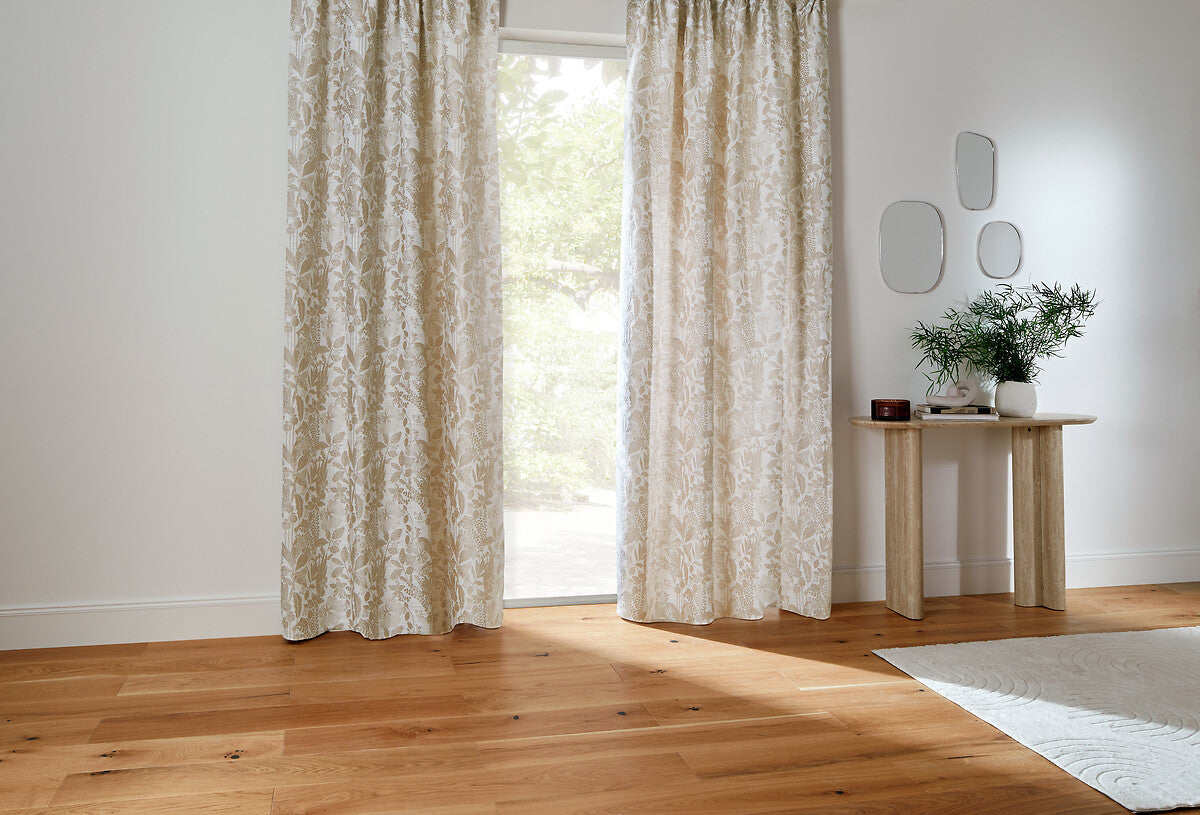 Atmosphera Noa Polyester-Vorhang 140 x 240 cm – fertig konfektioniert mit Ringen – Weiß