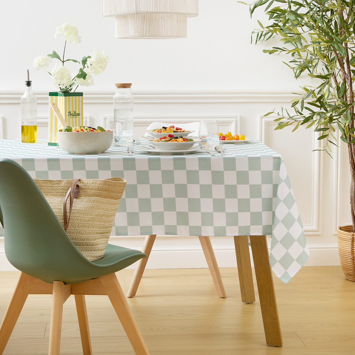 Tablecloth anti-stain printed Fruity - Viscose - 140x240cm - Multi