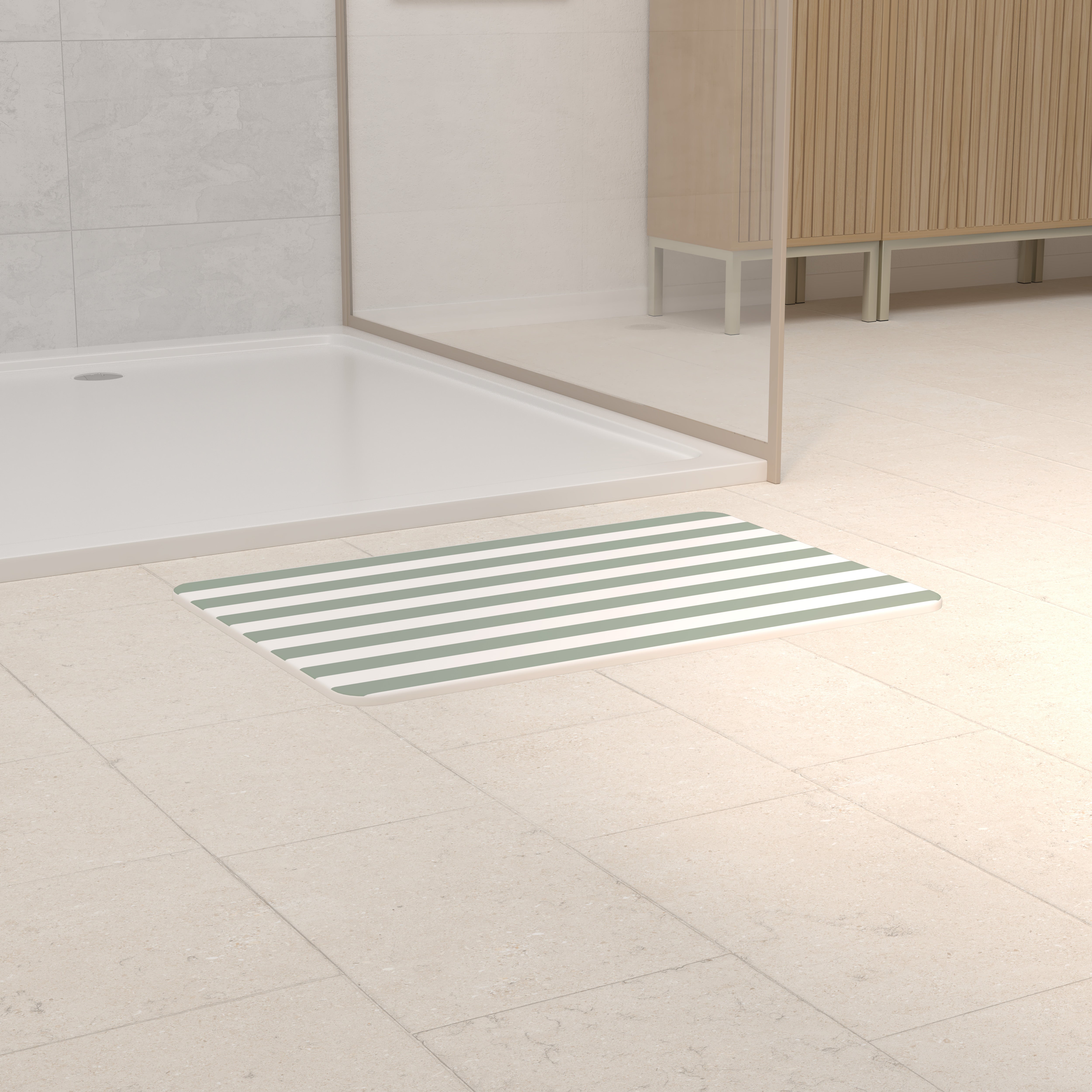 5Five Bath mat 50 x 80 cm - Velours - Extra soft - Petrol