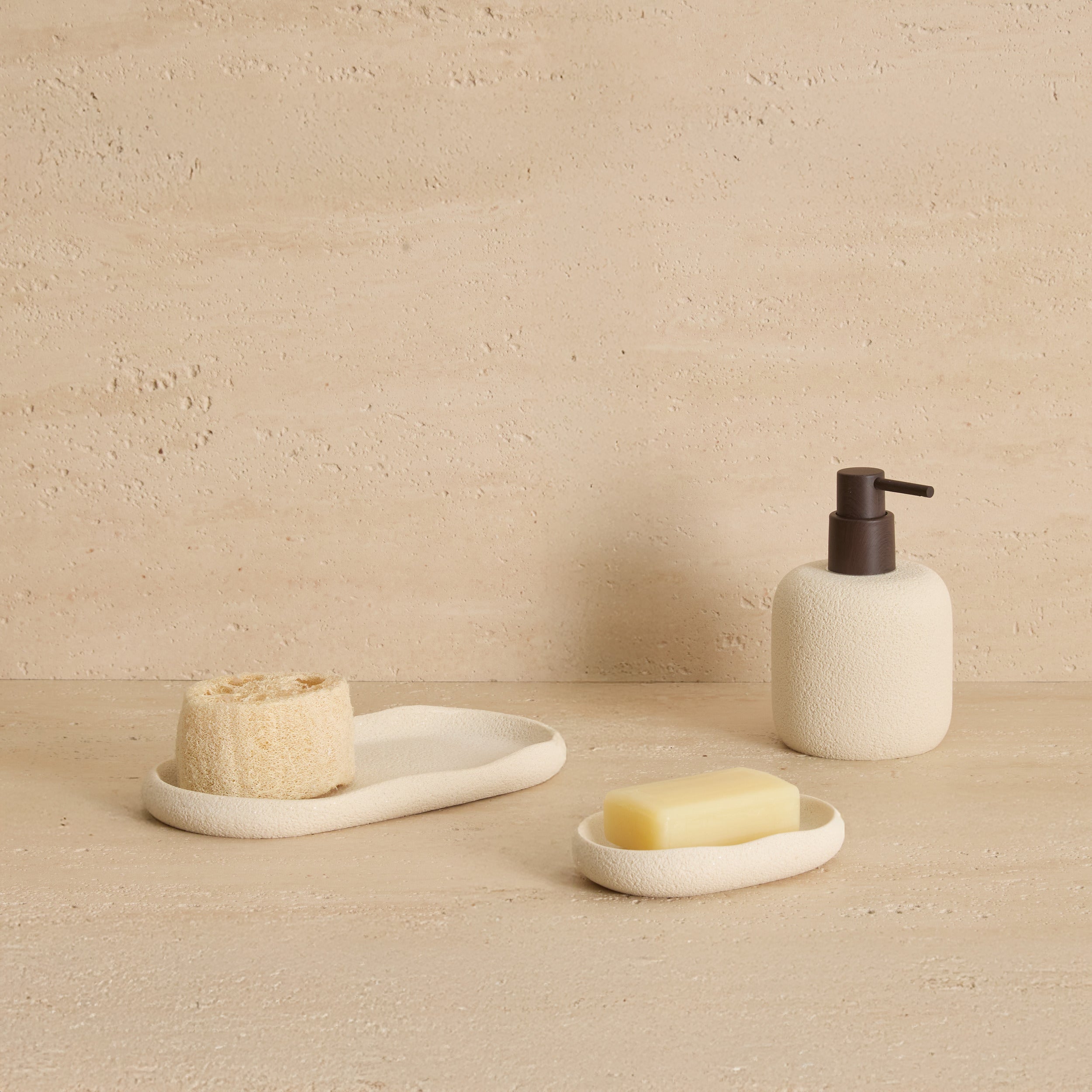 5Five Olea Zeepbakje - 13x9x3cm - Beige