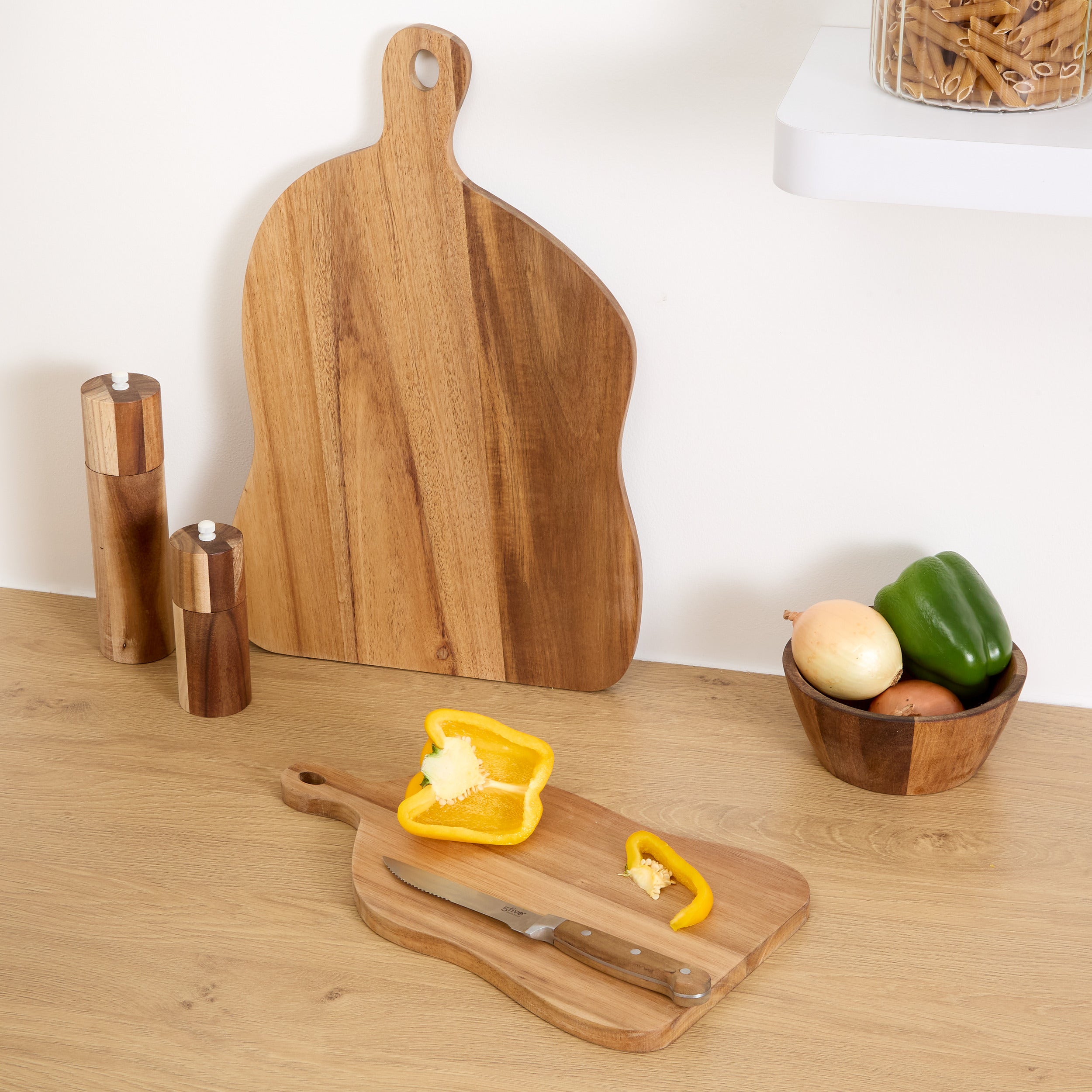 5Five Organik Snijplank - 45x30cm - Acacia hout - Bruin