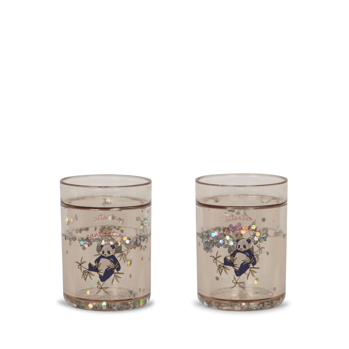 Konges Sløjd 2 Pack glitter bekers - 2 stuks - Pantastic