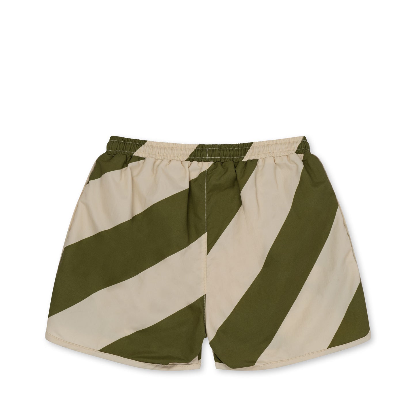 Konges Sløjd Asnou swimming shorts child - Dark Olive/Creamy White