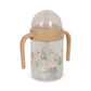 Konges Sløjd Gobelet bébé avec paille - Anse - 330 ml - Cygne