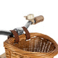 Konges Sløjd Balance bike with bell and wicker basket - Cherry