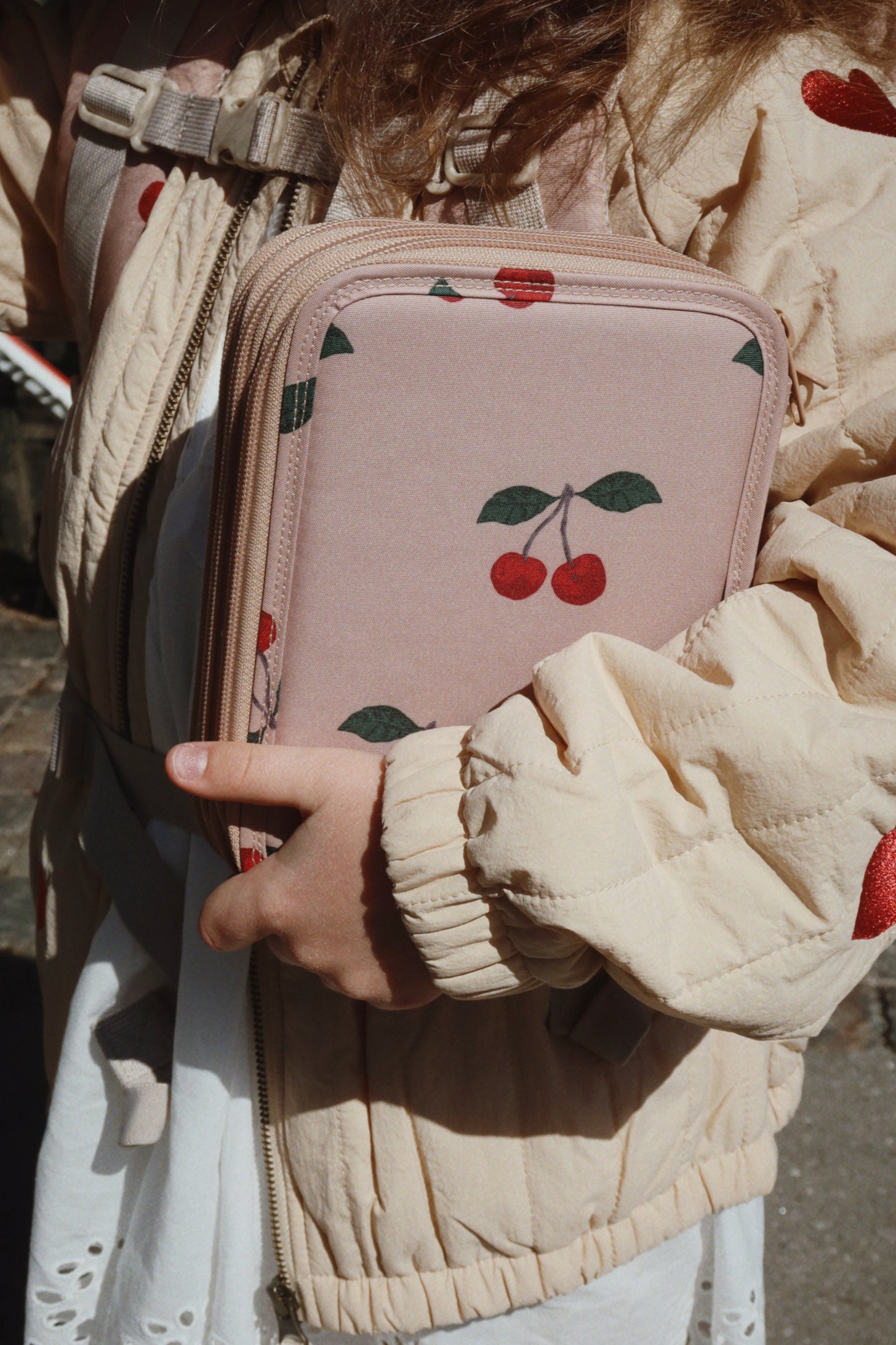 Konges Sløjd Clover Maxi Pencil Case/Pennenzak - Ma Grand Cerise Mahogany