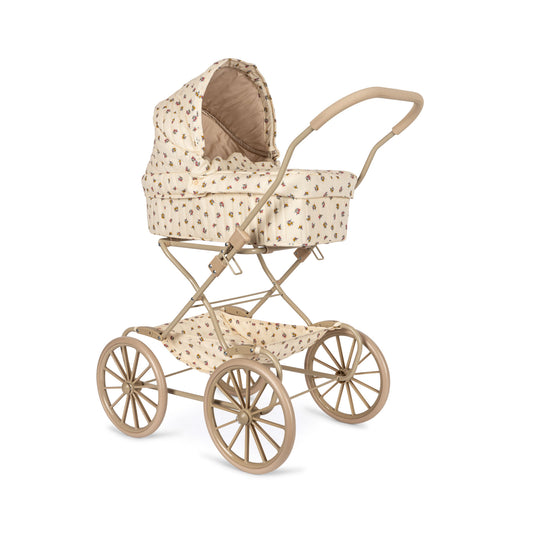 Konges Sløjd Doll Carriage/Doll Pram Vintage - Foldable - Peonia