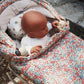 Konges Sløjd Poppenwagen/Doll Pram Vintage - Opvouwbaar - Rosier Rouge