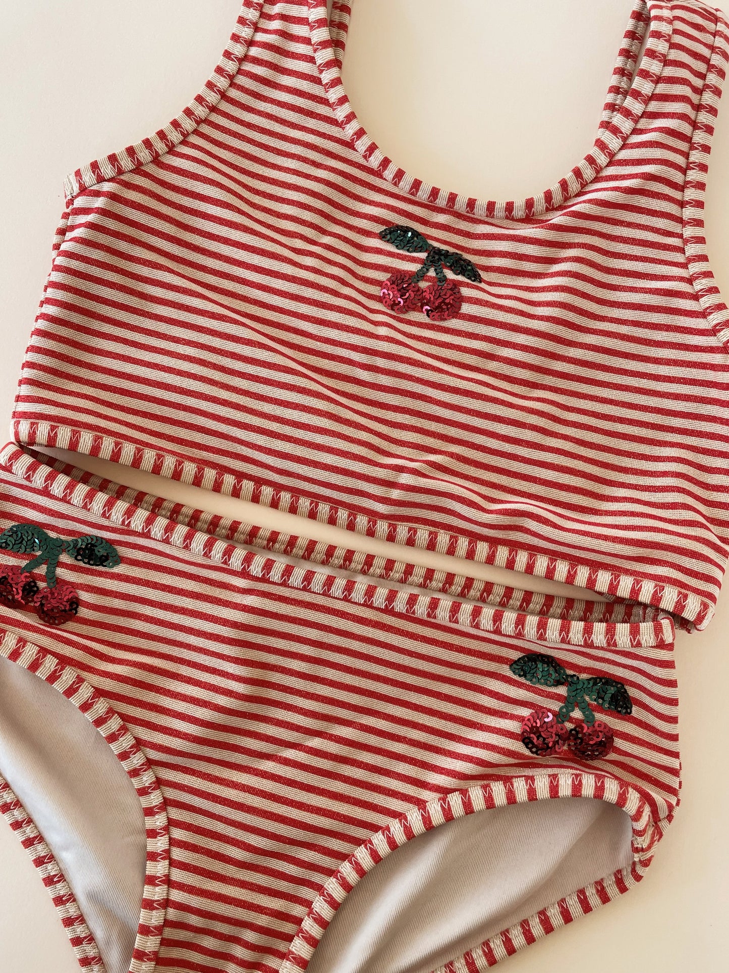 Konges Sløjd Jade bikini enfant - Glitter Stripe