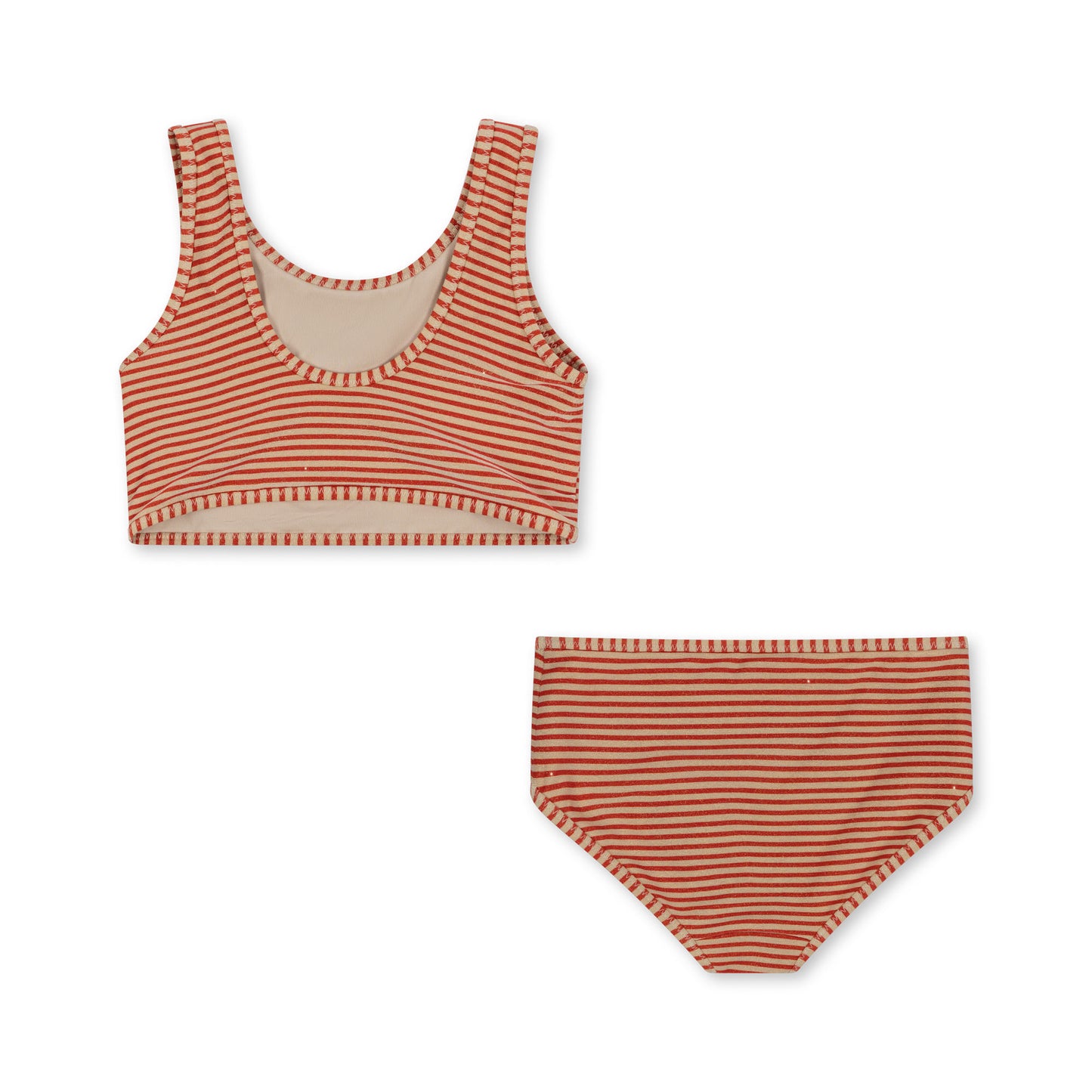 Konges Sløjd Jade bikini child - Glitter Stripe