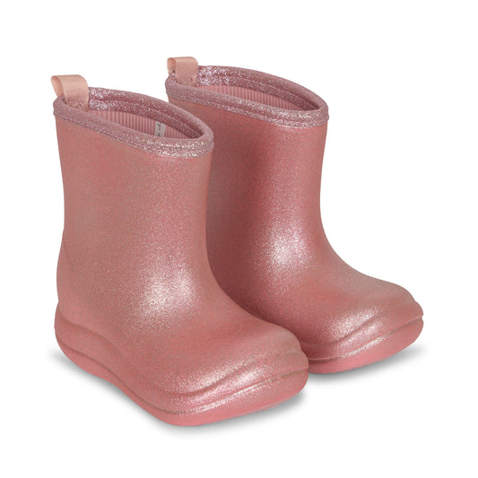 Konges Sløjd Luc lightweight thermal boots/rain boots - Glitter Rose