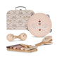 Konges Sløjd Wooden Music Set - Tambourine, castanet, macaras and xylophone - Swan