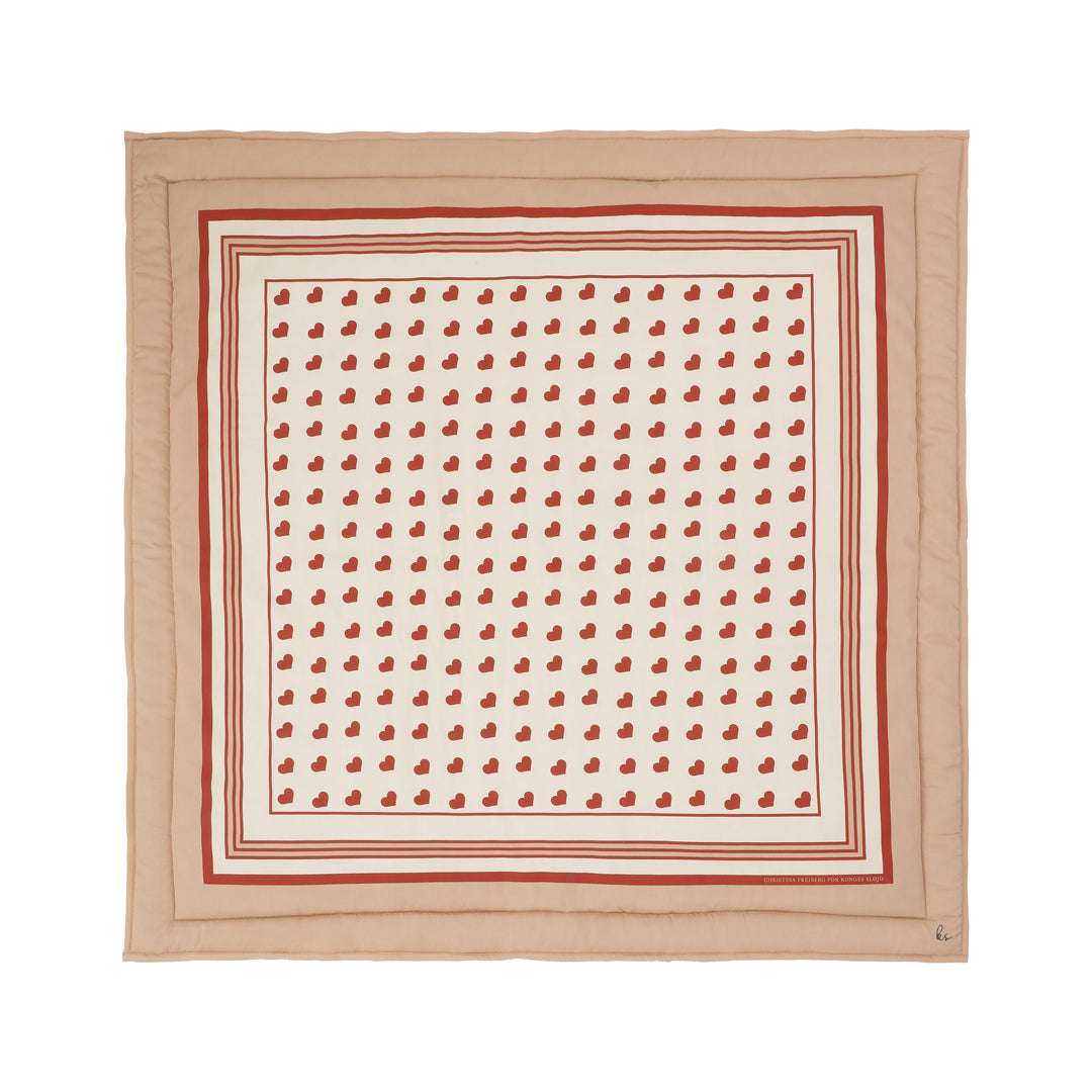 Konges Sløjd Play Blanket/Playmat 100x100cm - Coeur