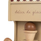 Konges Sløjd Wooden Ice cream maker with ice creams - Beige