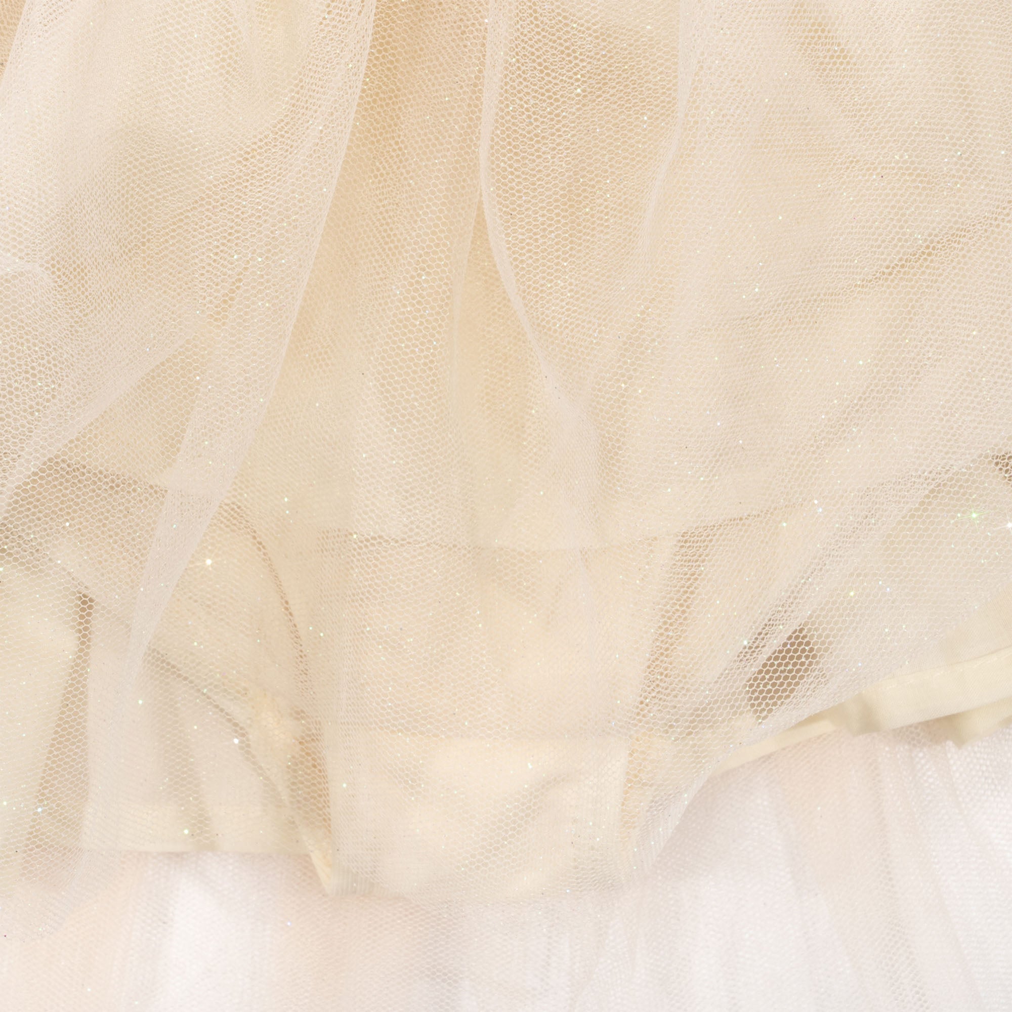 Konges Sljd Fairy Ballerina dress with straps - Buttercream Glitter Konges Sljd Fairy Ballerina dress with straps - Buttercream Glitter
