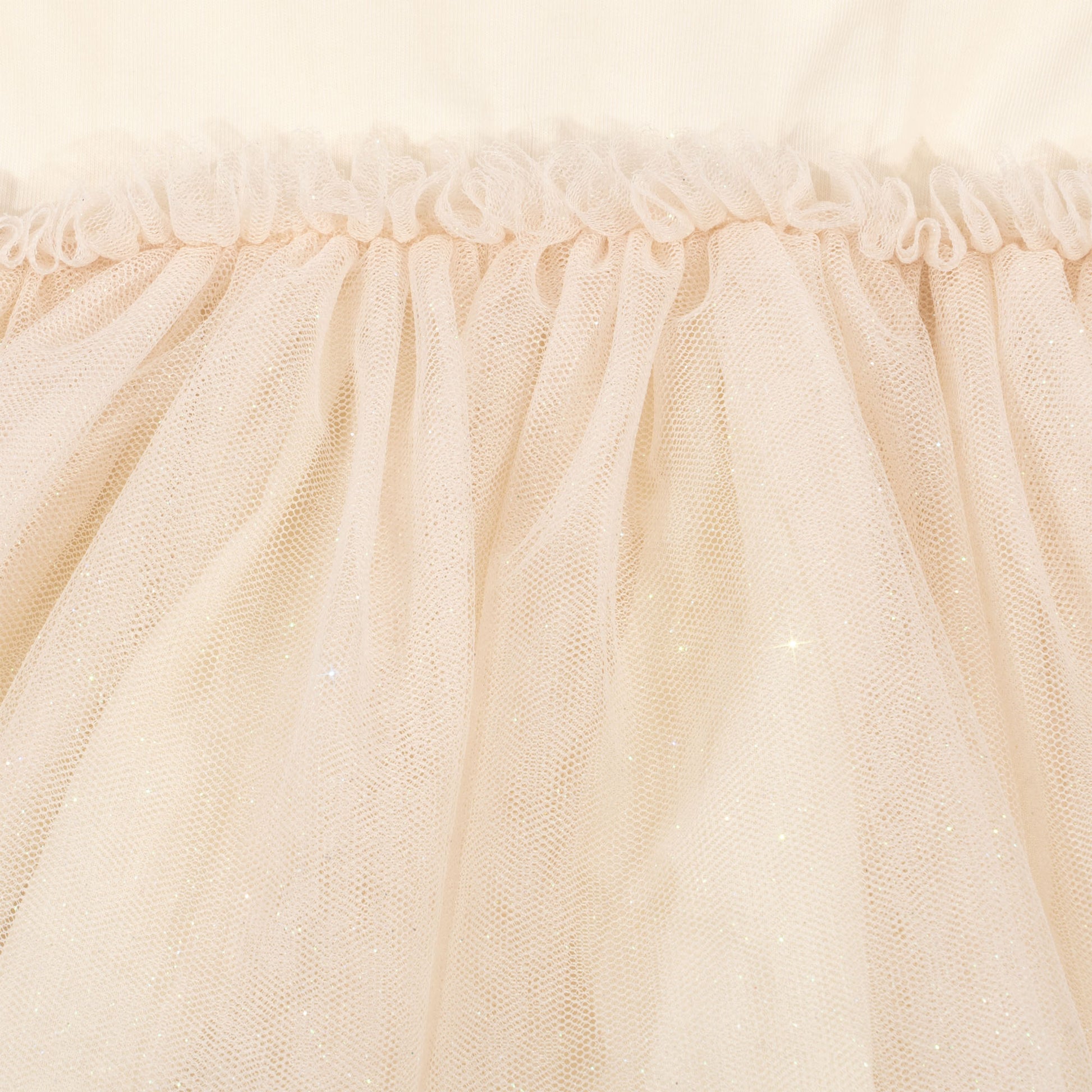 Konges Sljd Fairy Ballerina dress with straps - Buttercream Glitter Konges Sljd Fairy Ballerina dress with straps - Buttercream Glitter
