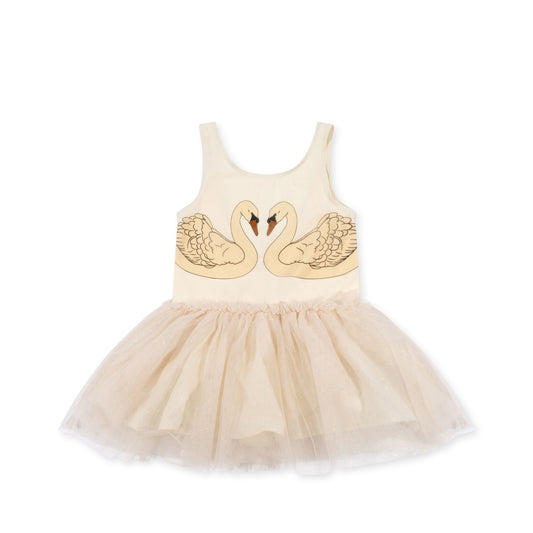 Konges Sløjd Fairy Ballerina dress with straps - Buttercream Glitter